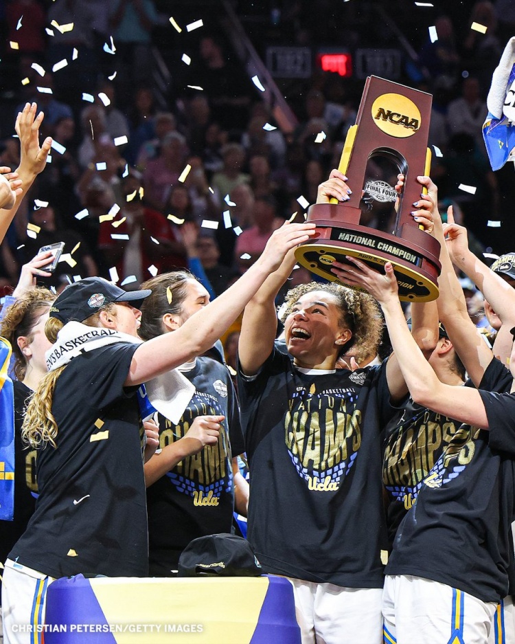 开云体育下载-NCAA女篮冠军！名记：UCLA女篮今日将亮相湖人主场接受致敬！